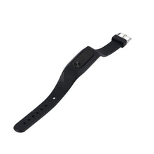 Silicone Solid Color Watch Bracelet for Xiaomi Mi Band 2- BLACK