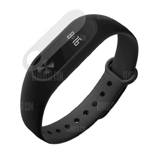 2PCS 0.1mm HD Protective Film for Xiaomi Miband 2- TRANSPARENT