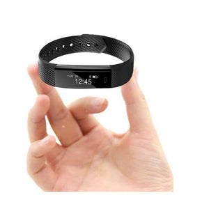 ID115 Fitness Tracker Smart Bracelet Step Counter Activity Monitor Wristband for Android IOS