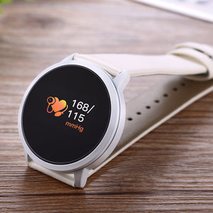 Newwear Q8 0.95 inch OLED Color Screen Blood Pressure Heart Rate Smart Watch for Android iOS