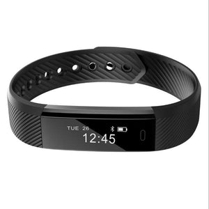 ID115 Fitness Tracker Smart Bracelet Step Counter Activity Monitor Wristband for Android IOS